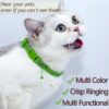 37690315-85eb-4215-a04e-fd6bd217b77f.jpg Pet Bells For Collars, 6pcs Dog Bells Cat Bells Multi Color Dog Collar Charms Pet Pendant Accessories With Clasps