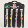 587814181 Pet Collars Cat and Dog Luminous Bell Collars Adjustable Rubber Luminous Dog Walking Supplies
