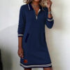 382c873f-fecd-4cb7-9981-5e6a5ed719ab.jpg Casual Sports Dress Fashion Lapel Zipper Pockets Long Sleeve Dresses For Women Clothing