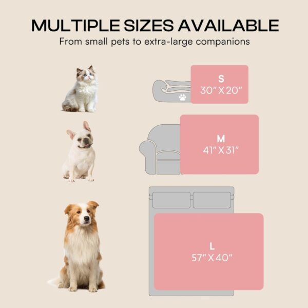 38896c02-c81b-469c-a13a-37fb6d23dff7.jpg Small Dog Blanket Washable Pet Bed Cover Soft Fluffy Puppy Blanket With Premium Fleece 300GSM Cozy Calming Cat Blankets For Indoor Cats