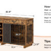 393d317ae9ec475e8c63173babfa86a9.jpg Large Wooden Dog Crate Furniture, Multi-Functional Pet Cage Cabinet with Storage