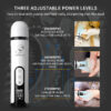 587690384 M5 Pet Nail Polisher High Power LED Double Lamp Blood Line Electric Charging Nail Clipper Cat And Dog Manicure Supplies