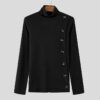 3a4e0e36-cb29-4816-ab1e-2da8732312fc.jpg European And American Men Casual Sweater Turtleneck Buttons Solid Color Long Sleeve
