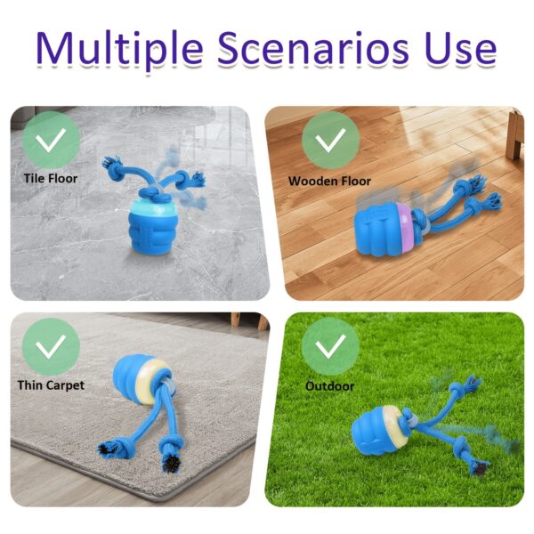 3c9efd5f-ac65-4e56-a41a-3d291ea2c308.jpg 2026 Upgraded Smart Interactive Dog Toy Ball Boosts Intelligence Fitness For Small Medium Large Dogs Fits Indoor Hardwood Floors Outdoor Carpet Randomly Comes With 1 Spare Chew Rope