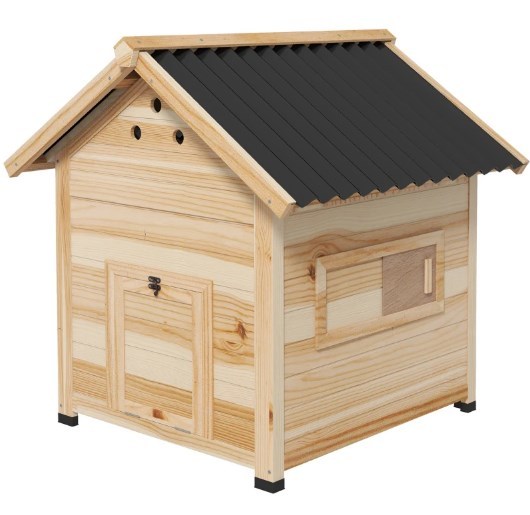 3de01348028941ce84a98f52e4eaeb5f.jpg Pet Coop,Wooden House with Openable Roof