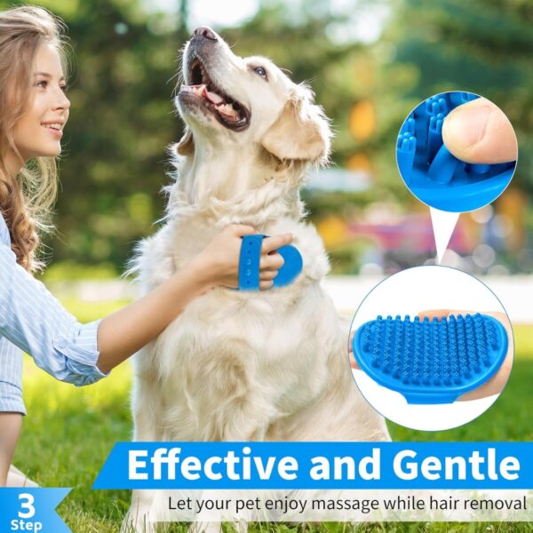 3f01c9ce-80b9-4229-94fc-92e069a42c15.jpg 6PCS Dog Bath Brush Dog Toothbrush Adjustable Handle Shampoo Brush Scrubber For Short Long Haired Dogs Cats Effectively Solve Odor Stain Removal Problems