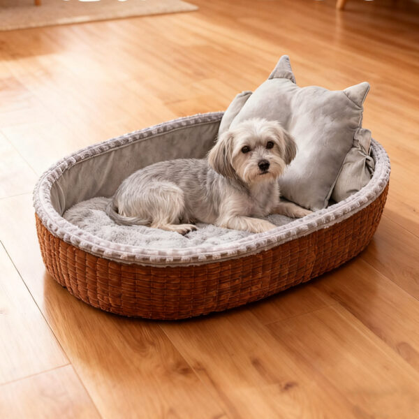 587693161 Dog House Winter Warm Dog Bed Half-Enclosed Pet Dog House Cat Bed Pet Mat Pet Cage Pet Enclosure