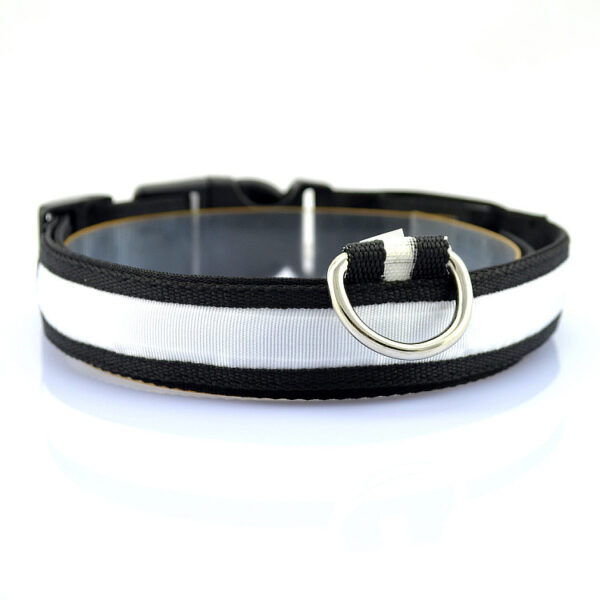 587814165 LED Pet Luminous Collar USB Charging Collar Teddy Luminous Neck Sleeve Small Large Dog And Cat Supplies
