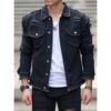 Form-fitting Denim Jacket For Men