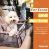 43521805-df22-403e-9054-8bab623aaeb5.jpg Small Dog Car Seat, Dog Car Booster Seat For Small Medium Dogs Foldable Front Seat Safety With Sturdy PVC Tube Frame, Breathable Mesh