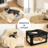 43741cd7-d6c1-4473-8b97-4bc1d1ea7c53.jpg Pet Blanket For Dogs Cats, 300GSM Ultra Soft Coral Fleece Blanket, Washable Small Dog Cat Blanket