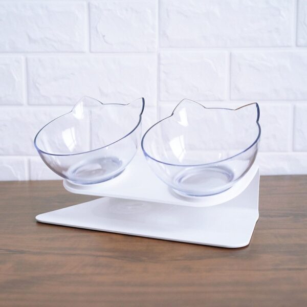 442965263130.jpg Cat Double Bowl Cat Food Bowl Protects Cervical Vertebra