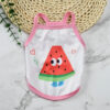 Pet supplies pet clothes cute fruit camisoles tank tops breathable pet sunscreen mosquito and insect repellent products