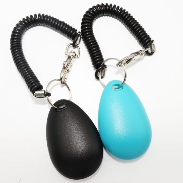 448930cf-29ea-4f91-ad1a-34863065bd8c.jpg Dog Training Clicker With Sring Wrist And Keyring Pet Dog Training Clickers For Puppy, Cat