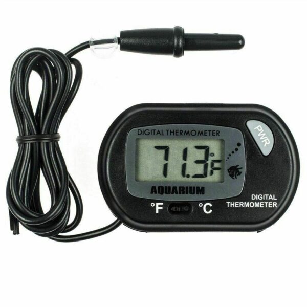 587690631 LCD Digital Aquarium Thermometer Fish Tank Water Temperature Meter Aquarium Temp Detector Fish Alarm Pet Supplies Tool Aquatic