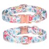 Sunflower Pet Collar Cotton Breathable Dog Collar Zou Ju Printed Neck Ring Pet Supplies