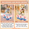46400504-eeef-4b3b-8b10-a750d89ea3cf.jpg Interactive Dog Toys Pig, Jumping Squeaky Dog Toys With Recording And Music Modes, Rechargeable Moving Dog Chew Toys