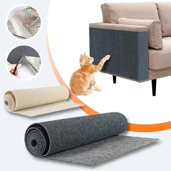 472b415b-8bd4-42fe-b362-d8b38ad21d88.jpg Self-Adhesive Carpet Cats Scratch Board Wall Anti Cat Scratch Sofa Diy Cats Scratch Board Sofa Protection Paws Sharpen Trimmable Pet Products