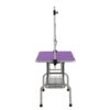 4734e35e-bd99-4add-9559-6f15cd223bd4.jpg Dog Pet Grooming Table Stainless Steel Frame Rubber Pads