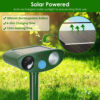 4898299c-f8c5-4803-9c90-669854f91b65.jpg 1Pc Solar Ultrasonic Animal Repeller PIR Sensor Animal Repellent Chaser With Flashing Light IPX4 Waterproof For Chasing Deer Raccoon Squirrel Rat Skunk Rabbit Mole Dog Cat Snake