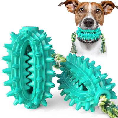 587638937 New dog toy with rope cactus ball molar stick toothbrush dog chew pet supplies