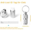 12 Pack Reflective Breakaway Cat Collars With Bells,Safety Buckle Kitten Collar, With Name Tag, Adjustable,Ideal For Girl Cats Male Cats