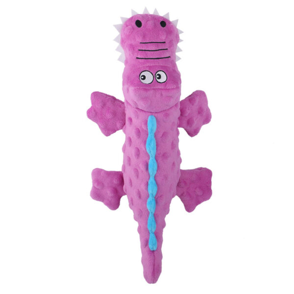 587813444 New Pet Plush Toys Voice Crocodile Grinding Teeth Resistant Cute Cartoon Dog Toys Pet Supplies