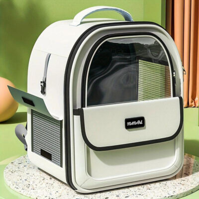 587813526 Pet supplies cat bag portable pet bag with side opening backpack for outdoor use