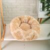 587634924 Pet Nest Warm Soft Plush Sleeping Bed Pad Kennel Breathable Dog Cat House Pet Bed Dog house Animals Supplies