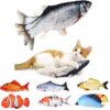 587689614 Cat USB Charger Toy Fish Interactive Electric floppy Fish Cat toy Realistic Pet Cats Chew Bite Toys Pet Supplies Cats dog toy