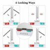 587635439 Dog Cat lock Flap Door ABS durable Puppy Pet Door 4 Way Security Lock Gate indoor use Pet Supplies