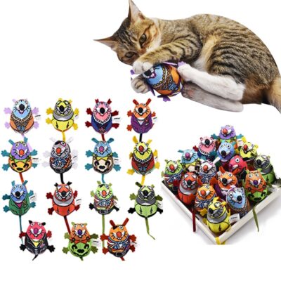 587634387 1pcs Cat Supplies Cat Toys Interactive Inner Catnip And Bell Long Tail Mouse Playing Toys For Cats Kitten Pet Supplies Product