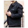 Form-fitting Denim Jacket For Men
