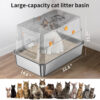 STAINLESS STEEL CAT LITTER BOX