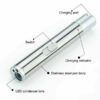 3 In1 1mw USB Rechargeable Pet Toy Pen Flashlight Red Laser Beam UV Light 3-Modes Lamp