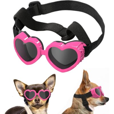4d1da20e-56e7-410c-bfa0-379ff2e88450.jpg Small Dog Sunglasses UV Protection Heart Shape Dogs Goggles