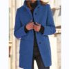4eed1bc4-791e-4f2b-acfc-ce1475fc292b.jpg Fashion Stand Collar Woolen Coat With Pockets Fall Winter Casual Button Outwear For Women Clothing
