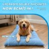 Extra-Large Summer Cooling Mat Dog Sofa Bed,Ultra-Soft, 8 Compartments, Extra-Large Plush Dog Sofa Bed,Super Soft, Thick Polyester Pet Mat With A Non-Slip Bottom