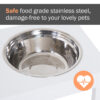 518afe06-69d3-4d2d-b8c5-e3dcdbb3cc55.jpg 23" Wooden Heavy Duty Dog Food Bowls Pet Elevated Feeding Station -White