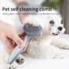 587690427 Pet Supplies Self-Cleaning Comb Cat Comb Dog Needle Comb Cat Hair Removal Comb Massage To Remove Floating Hair Brush