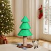 52ceacb0-722c-49c1-b670-97091df0056b.jpg 31.5in Christmas Tree Cat Scratcher, Cat Scratching Post For Indoor Cats, Large Sisal Cat Scratching Tree Cat Scratch Tower, Green