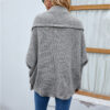 53b239d6-9aad-4e7f-80a2-a94e26f4ff0d.jpg New Loose Knitted Sweater Solid Color Bat Sleeve Large Lapel Cardigan Autumn And Winter Fashion Jacket For Women Clothing