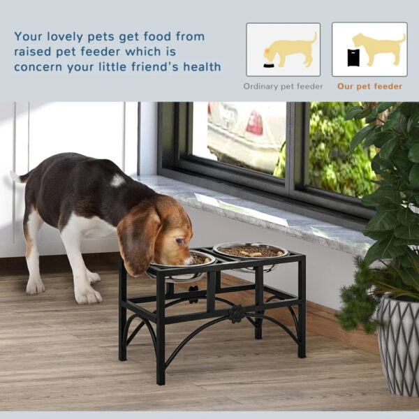 53d223ca-45a3-414d-85d4-e7403e127a81.jpg Double Stainless Steel Heavy Duty Dog Food Bowl Elevated Pet Feeding Station
