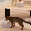 587689942 Inductive wireless cat water dispenser with large capacity, non plug in automatic circulation, intelligent pet supplies, silent water dispenser