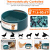 54ed54a9-eb84-4fad-96eb-099c8afe72d7.jpg 1Pc Heated Water Bowl For Dog Cat 74.4OZ Heating Water Dish IP67 Waterproof Thermal Water Bowl Heated Pet Bowl Dog Cat Water Feeder Bowl For Dog Cat Rabbit Pet