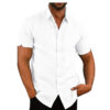 552d9ea1-5892-4639-88df-a44a2ea99d2a.jpg Men Short Sleeve Summer Solid Shirts Casual Loose Tops Tee