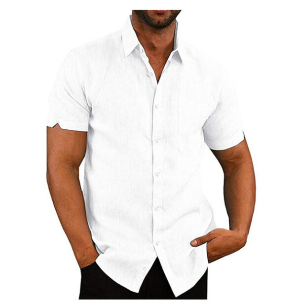 552d9ea1-5892-4639-88df-a44a2ea99d2a.jpg Men Short Sleeve Summer Solid Shirts Casual Loose Tops Tee