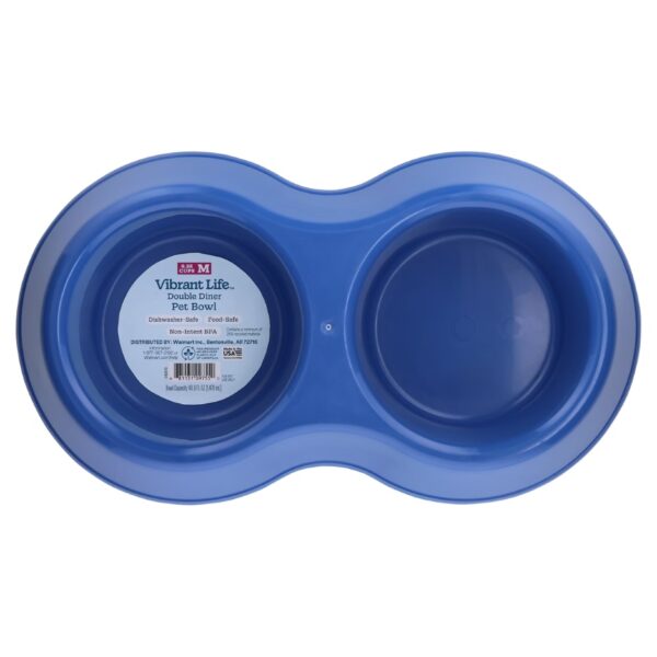5722e8e7-a13e-443f-b4c4-a909aed95ad4.jpg Vibrant Life Medium Cup Double Diner Pet Bowl Blue