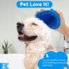 572a742d-337f-4d15-87db-a7ca17d54bc6.jpg 6PCS Dog Bath Brush Dog Toothbrush Adjustable Handle Shampoo Brush Scrubber For Short Long Haired Dogs Cats Effectively Solve Odor Stain Removal Problems