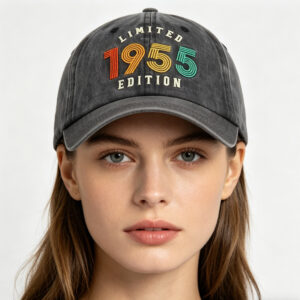 580703b9-097c-4d35-9573-53a8f8307a4c.jpg 2pcs 1955 Limited Edition Vintage Baseball Cap, Retro Washed Distressed Hat For Men Women